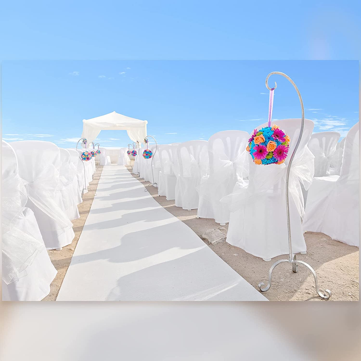 結婚式,廊下,ホテルの宴会,お祝いイベント,パーティー用の白 - Aisle Runner White のレビューと価格