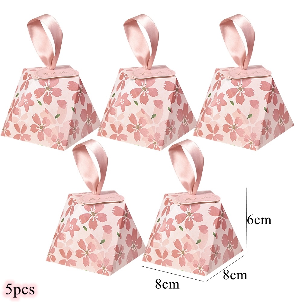 1 パック桜キャンディボックスマルチタイプクッキーバッグ紙桜 - Wedding Supply.Box のレビューと価格