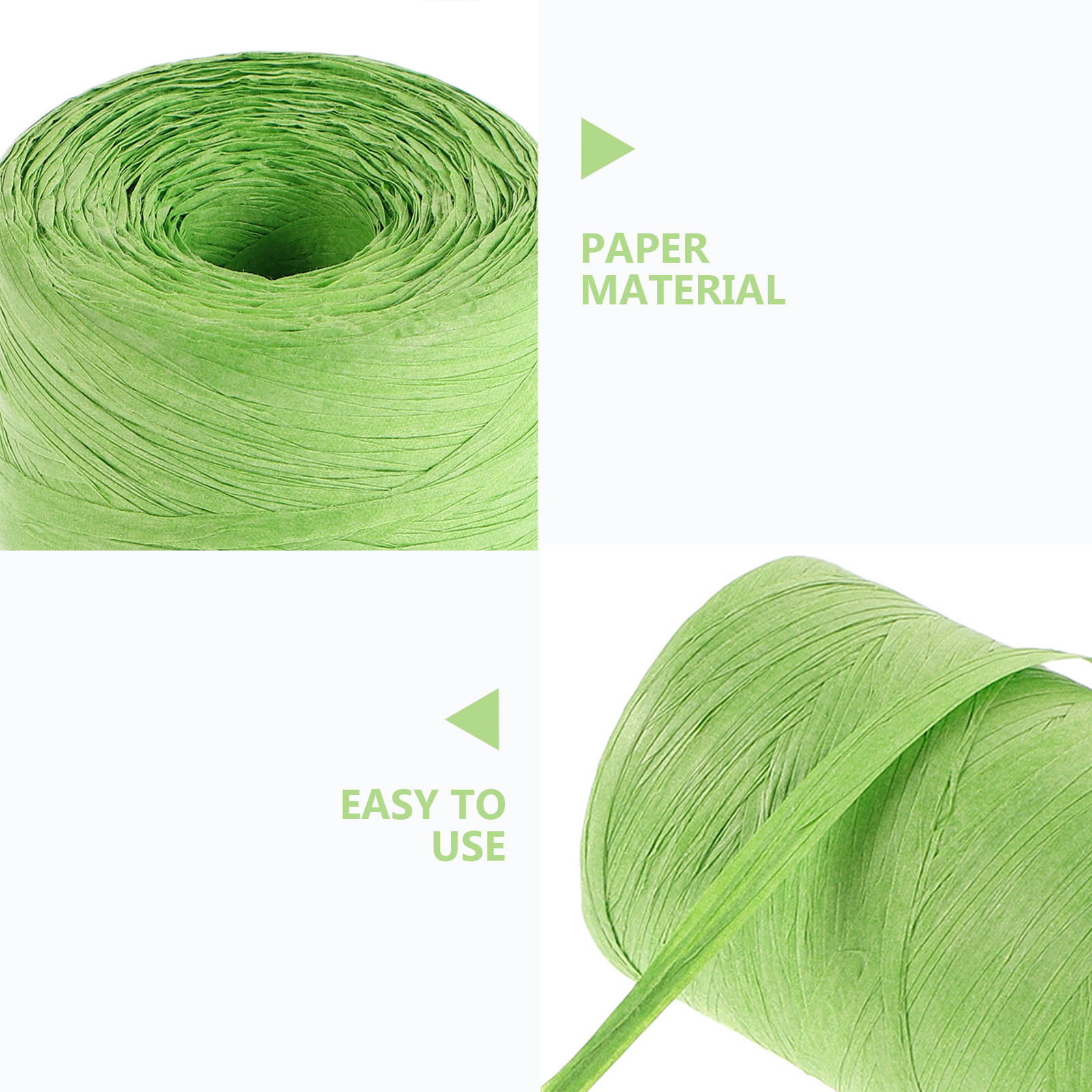 ラフィアペーパーリボン カラフルな包装紐 ブーケラッピング  - Papercraft Supply Ribbon のレビューと価格