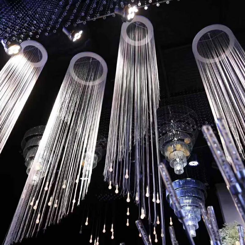 3PCS ホワイト暗号化ラインカーテン、結婚式場の背景、ステ - Wedding Backdrop Curtain のレビューと価格
