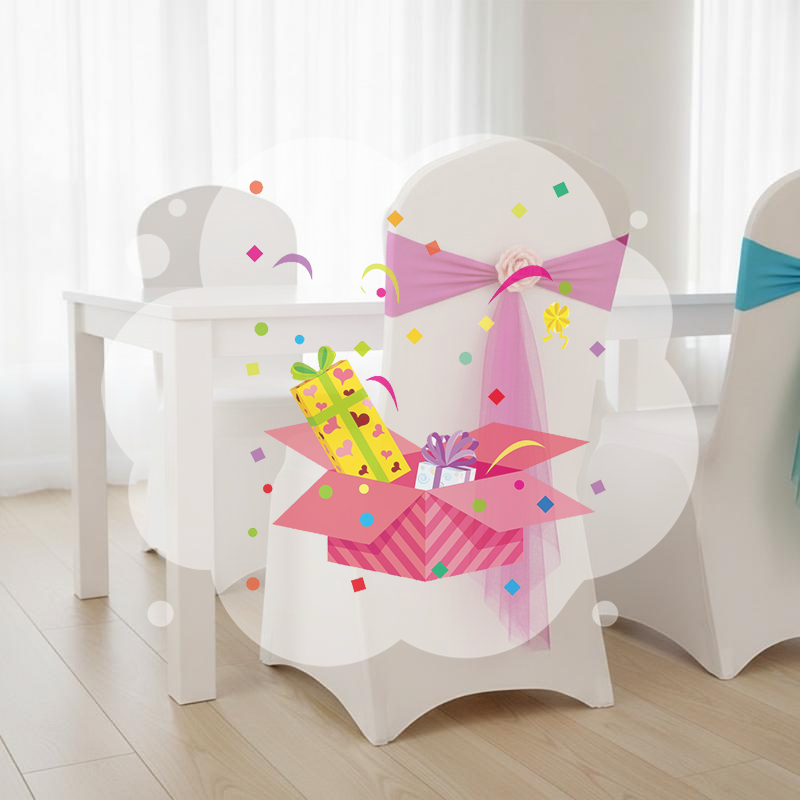 オーガンザチェアサッシュ1枚、フラワースパンデックスオーガン - Chair Sash Organza のレビューと価格