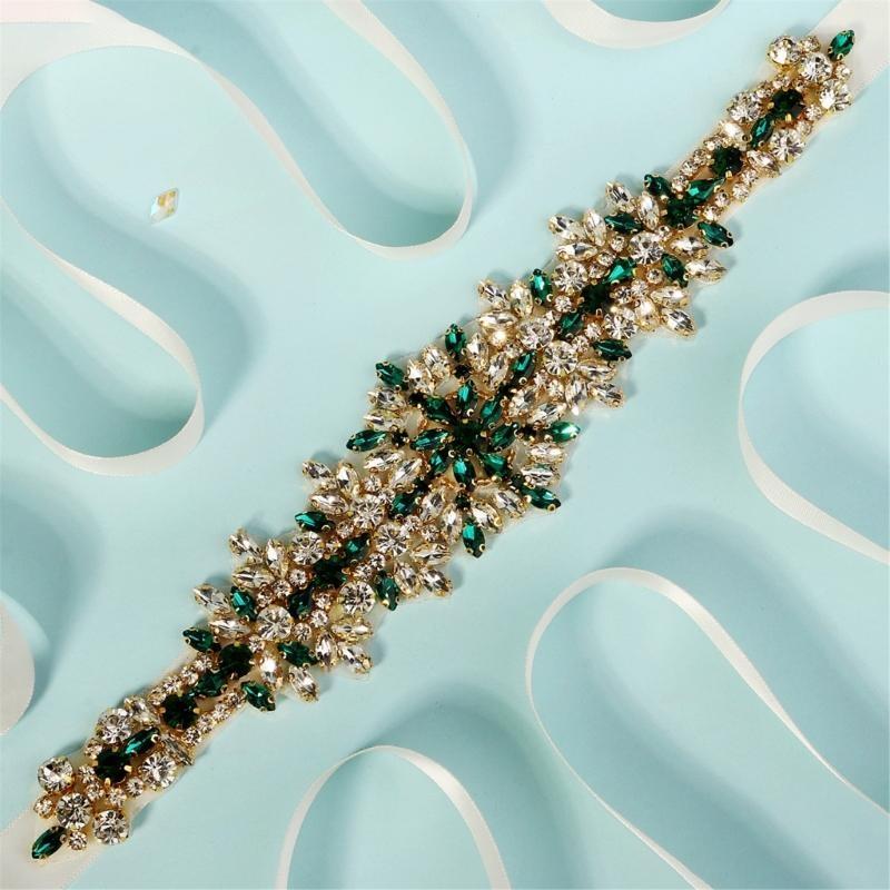 652F 豪華なクリスタルサッシュベルト結婚式用手作り Se - Bridal Sash Ribbon のレビューと価格