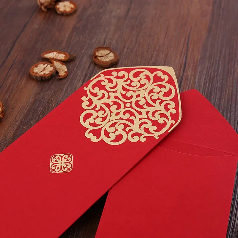 10 個中国の赤い封筒ゴールド印刷赤いポケット春祭り結婚式誕 - Wedding Envelopes のレビューと価格