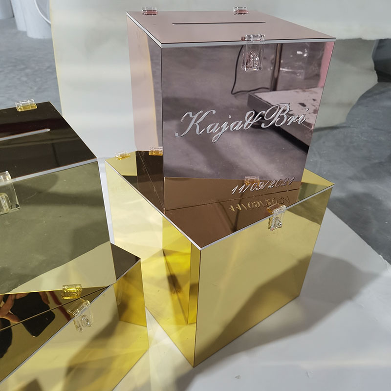 アクリル製イノベーションカードボックス ウェディングカードボ - Wedding Card Box のレビューと価格