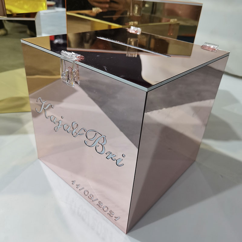 アクリル製イノベーションカードボックス ウェディングカードボ - Wedding Card Box のレビューと価格