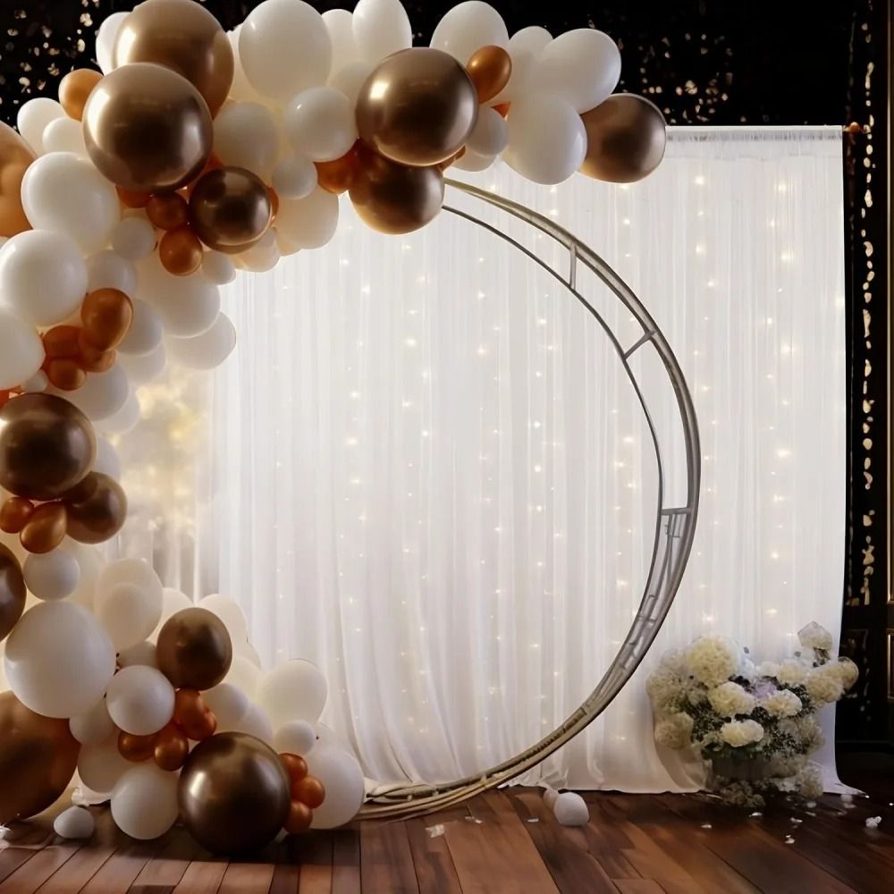 カーテン ホワイト ウェディング バックドロップ 3メートル - Wedding Backdrop Curtain のレビューと価格