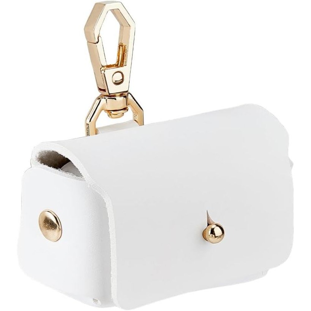白い犬のリングベアラーホルダー、革製枕型ボックス、ペットの首 - Wedding Supply.Box のレビューと価格