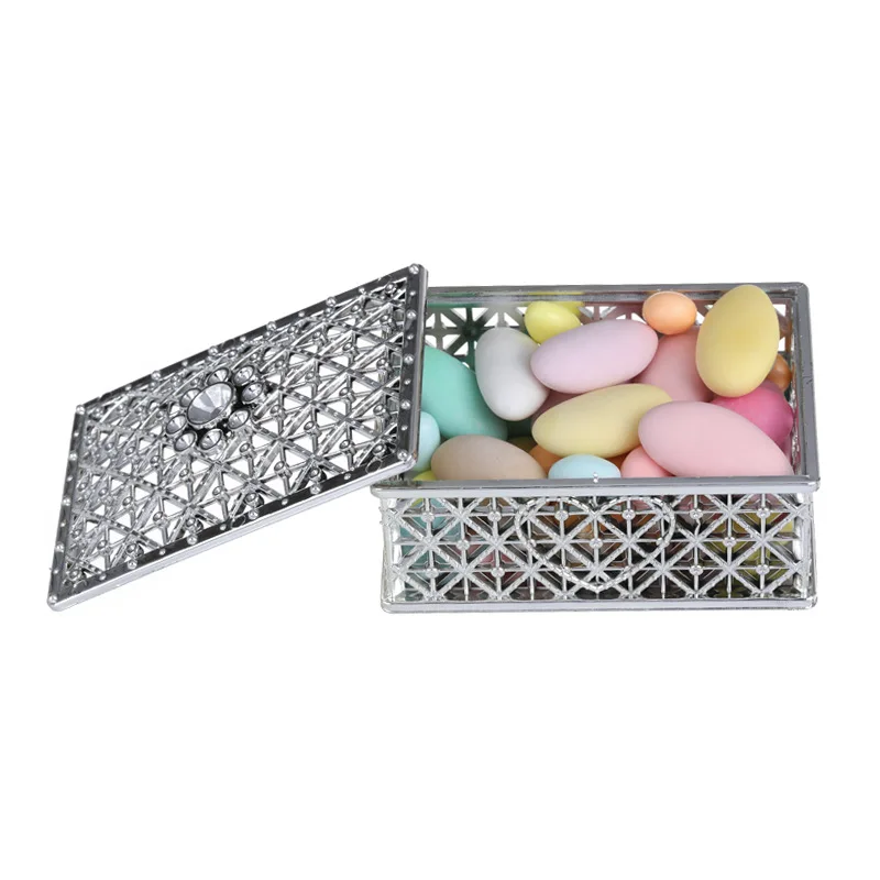 24 ピース/セットゴールドとシルバーのプラスチック金箔ケー - Wedding Supply.Box のレビューと価格