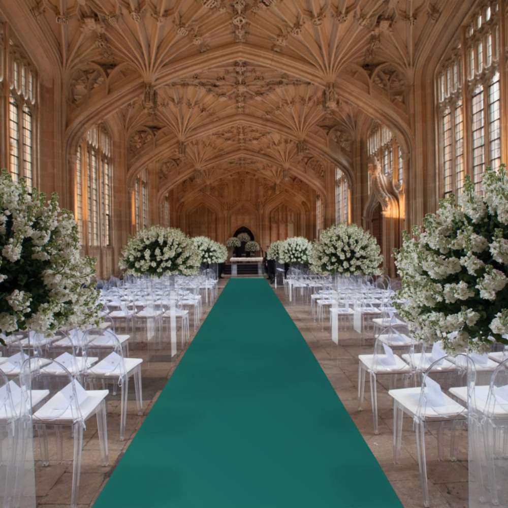 エレガントなウェディング通路用ランナーカーペット、滑り止めウ - Aisle Runner White のレビューと価格